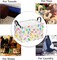 Easter Storage Basket 14.9×10.2×9.8 in – Foldable bunny organizer with waterproof lining, perfect for toys or holiday gifts.